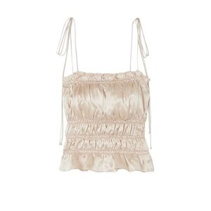 Reformation Satin Top